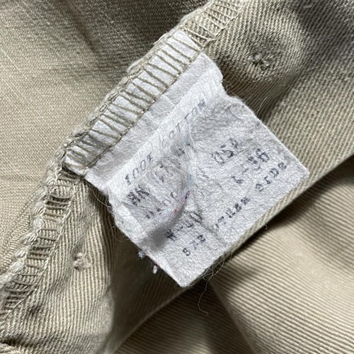 80-90s Ralph Lauren USA製 w36 ブラウンチノパンツ 詳細写真3