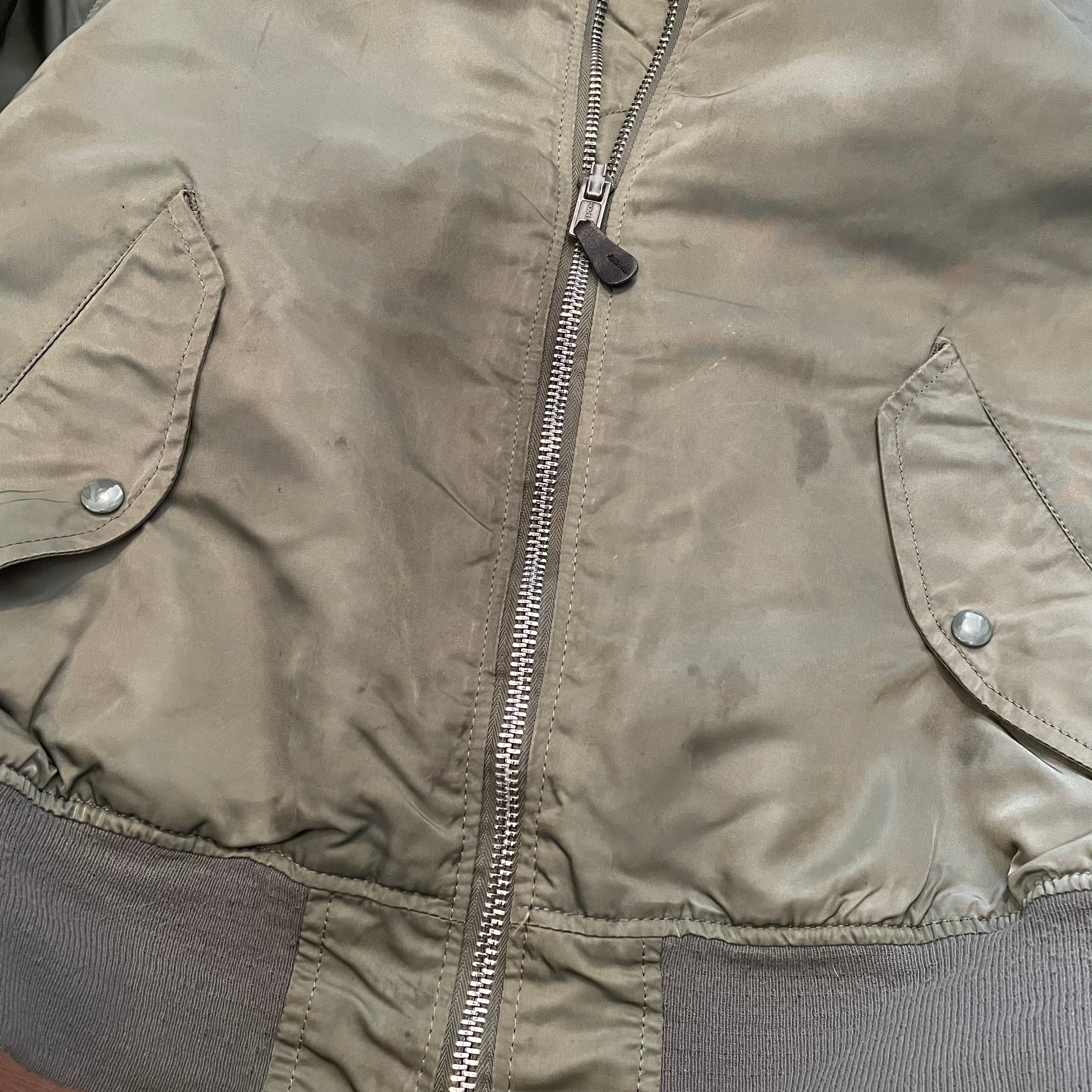 Alpha Industries】80s USA製 旧タグ MA-1 レプリカ フライト 