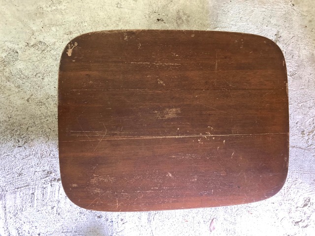 古木の折り畳みローテーブル　(古家具)