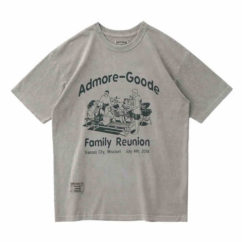 BBQ graphic print crew neck t shirt 00140