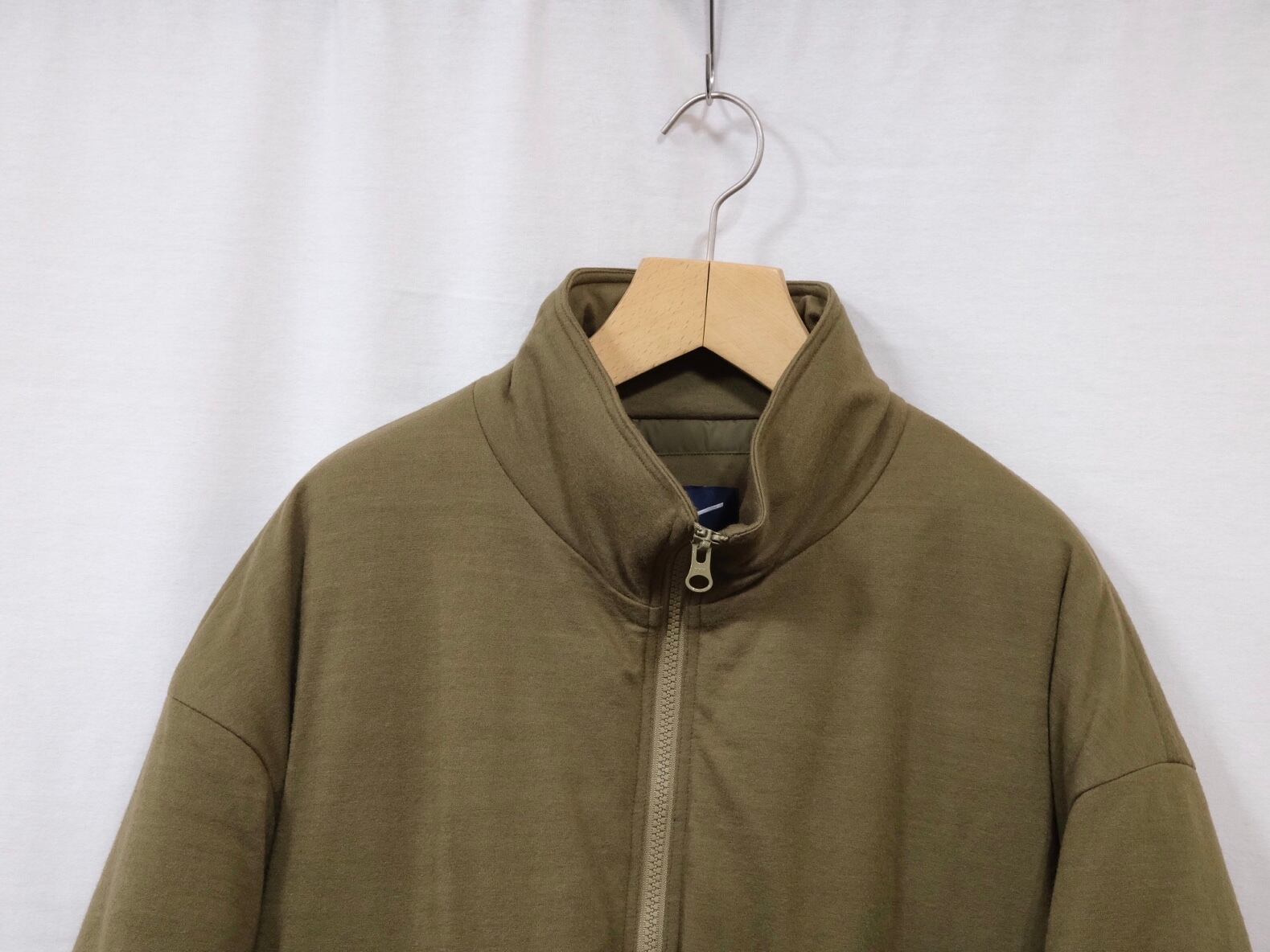 KANEMASA PHIL” High Gauge Milled Wool Padded Blouson Khaki