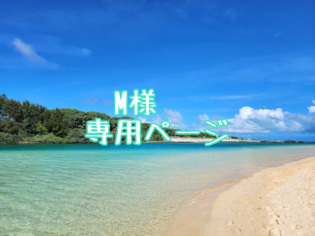 M様専用ページ