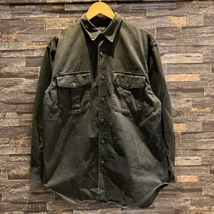RALPH LAUREN COUNTRY COTTON WORK SHIRT BLACK 1990'S OLD