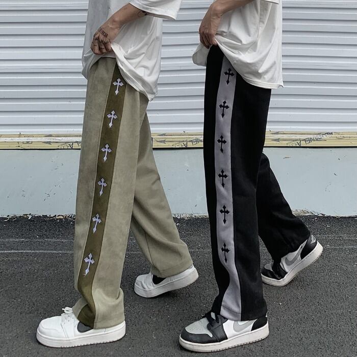 パンツ サマー刺繍ルーズカジュアル 夏物 ステッチ ケッペル57678982318