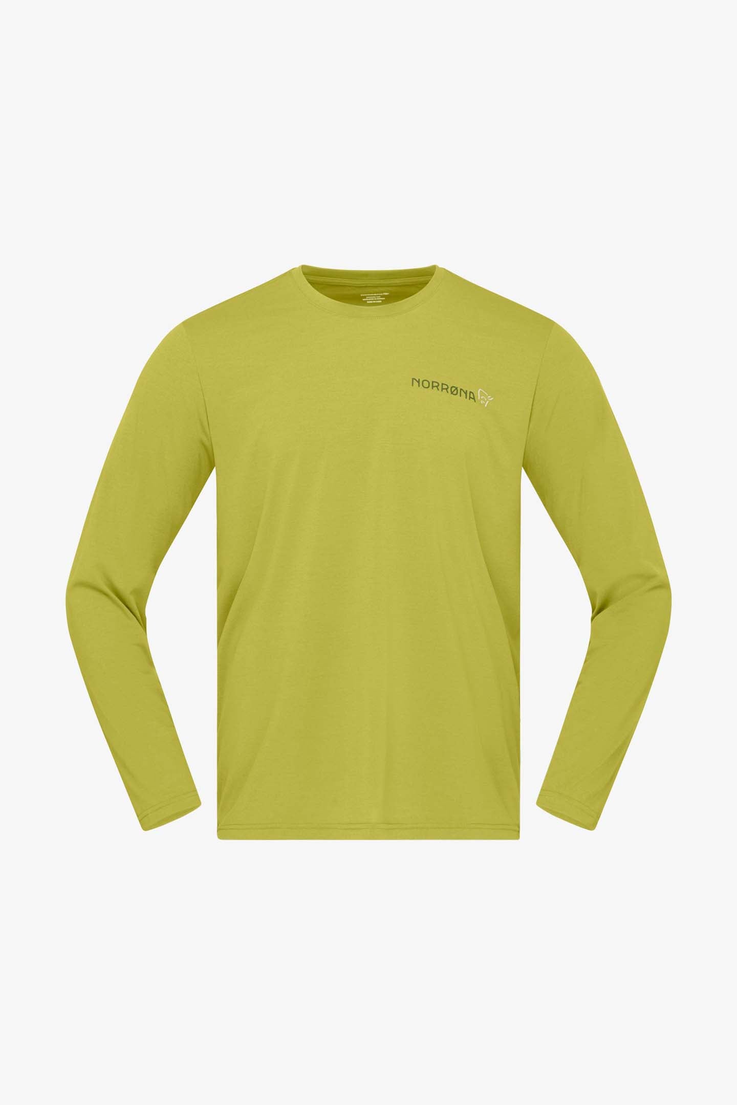NORRONA ノローナ / メンズ フェムンド テック ロング スリーブ #Golden Lime