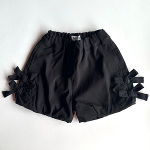 NeWo Ribbon Balloon Pants 【130-140cm】Black