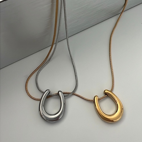 316L horseshoe necklace