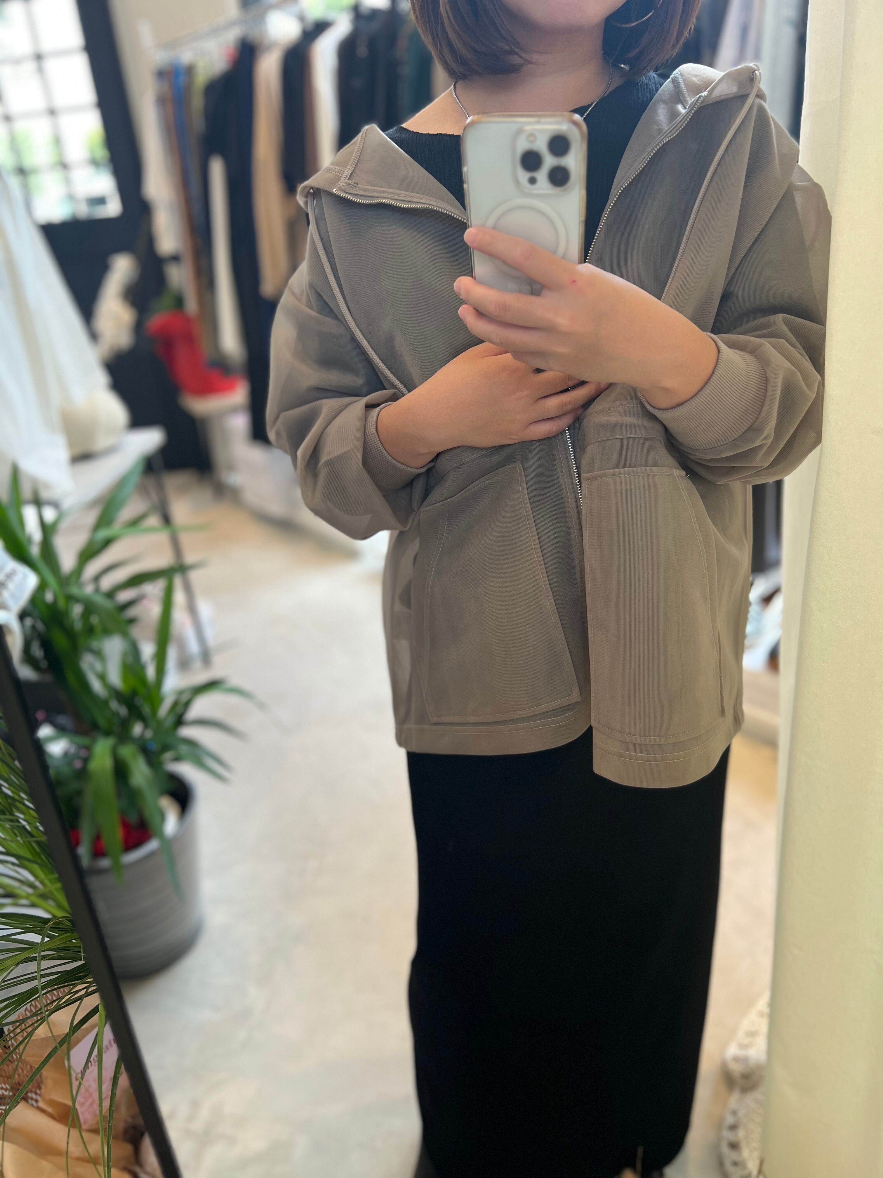 【 SELECT】シアーダンボールZIPフーディー 25-0627