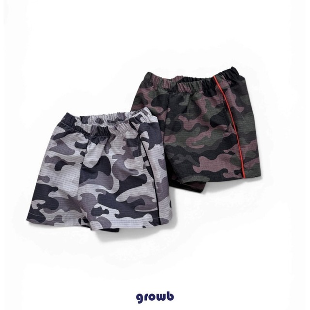 【即納】growb / ［junior size］camouflage pants