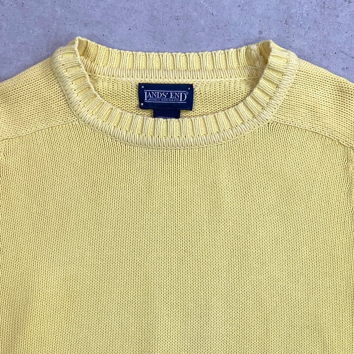 90年代 USA製 LANDS'END ランズエンド ドリフターセーター メンズM相当