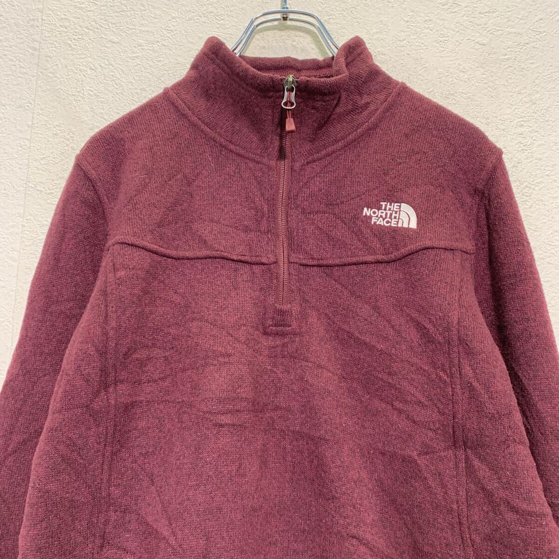 THE NORTH FACE ハーフジップ ニットジャケット L レディース 