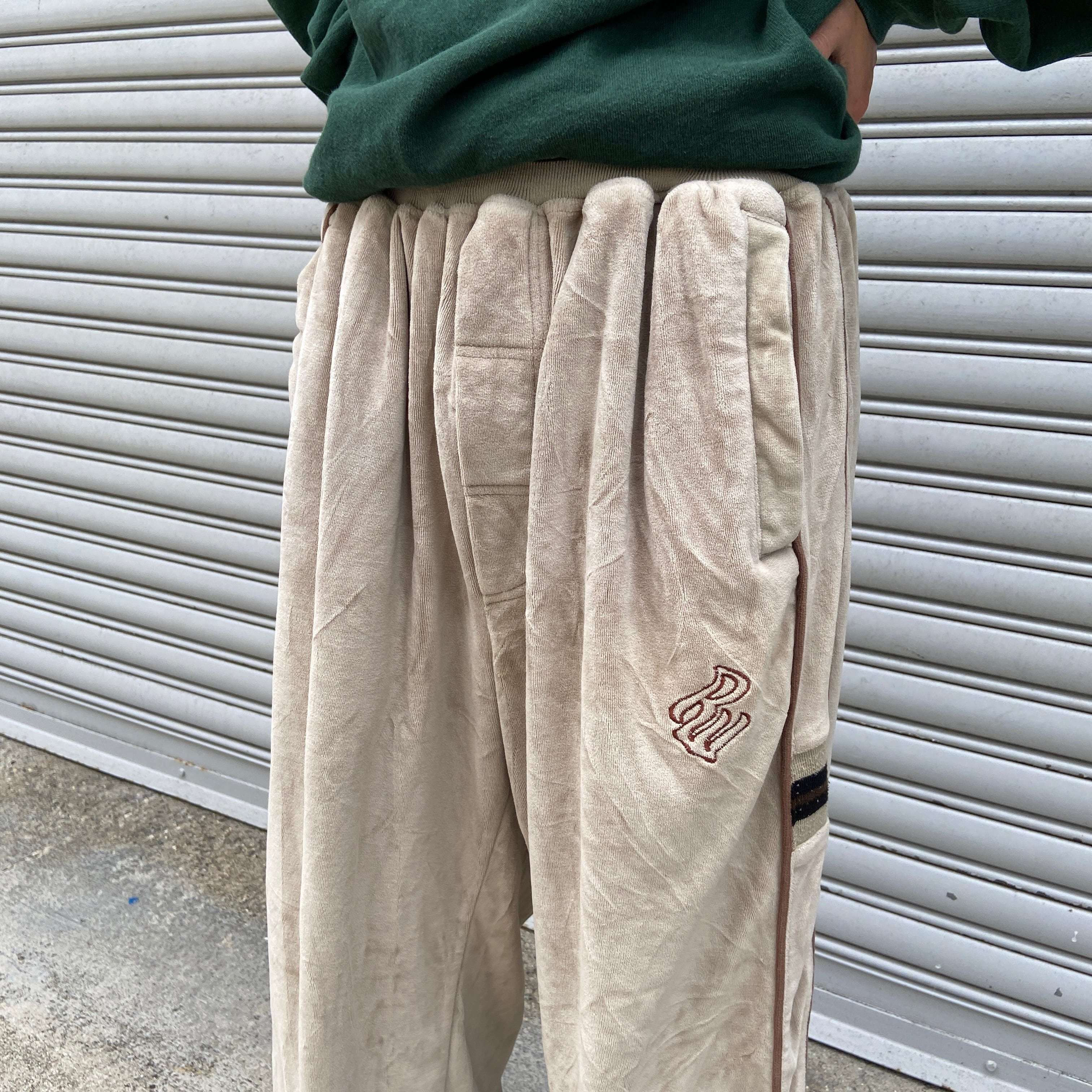 90s puma ベロア スウェット パンツ vintage