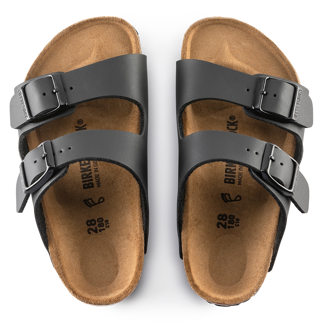 ［BIRKENSTOCK］Arizona／アリゾナ Kids BF（26-35）｜Black