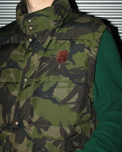Ralph Lauren Camoflage Pattern Down Vest