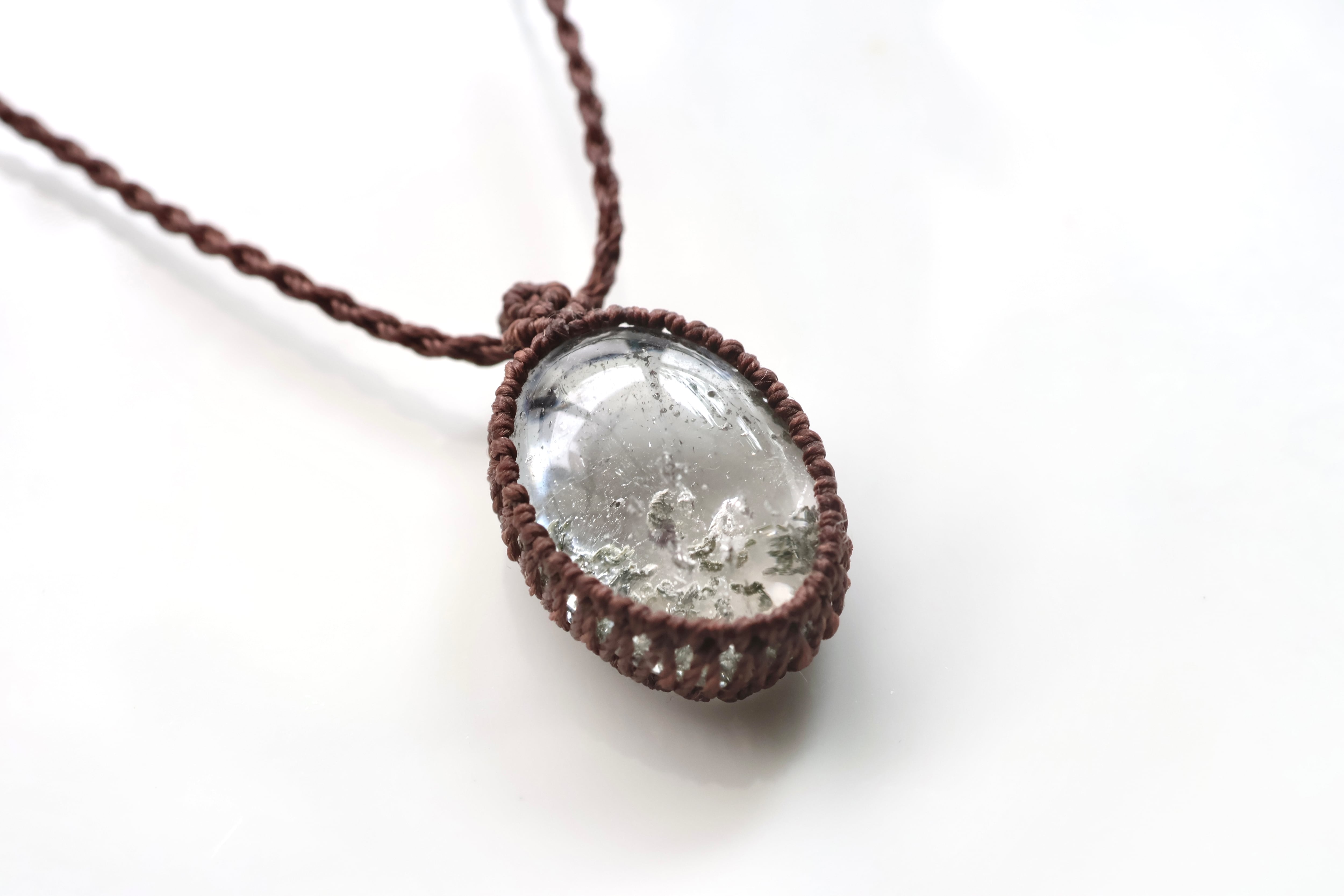 ヒマラヤ水晶ネックレス ガネーシュヒマール産 | 石垣島の夜光貝