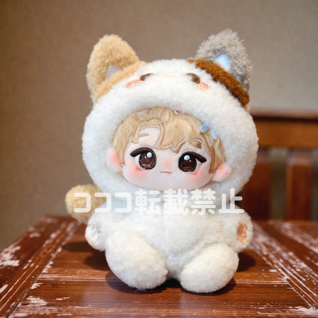 10cmぬい服】もふもふ アニマル 着ぐるみ 動物 三毛猫 ハムスター
