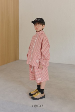 [H!KIKI] Plaid Bermuda Pants (13/15/17/19) / [하이키키] 체크버뮤다팬츠 (13/15/17/19)