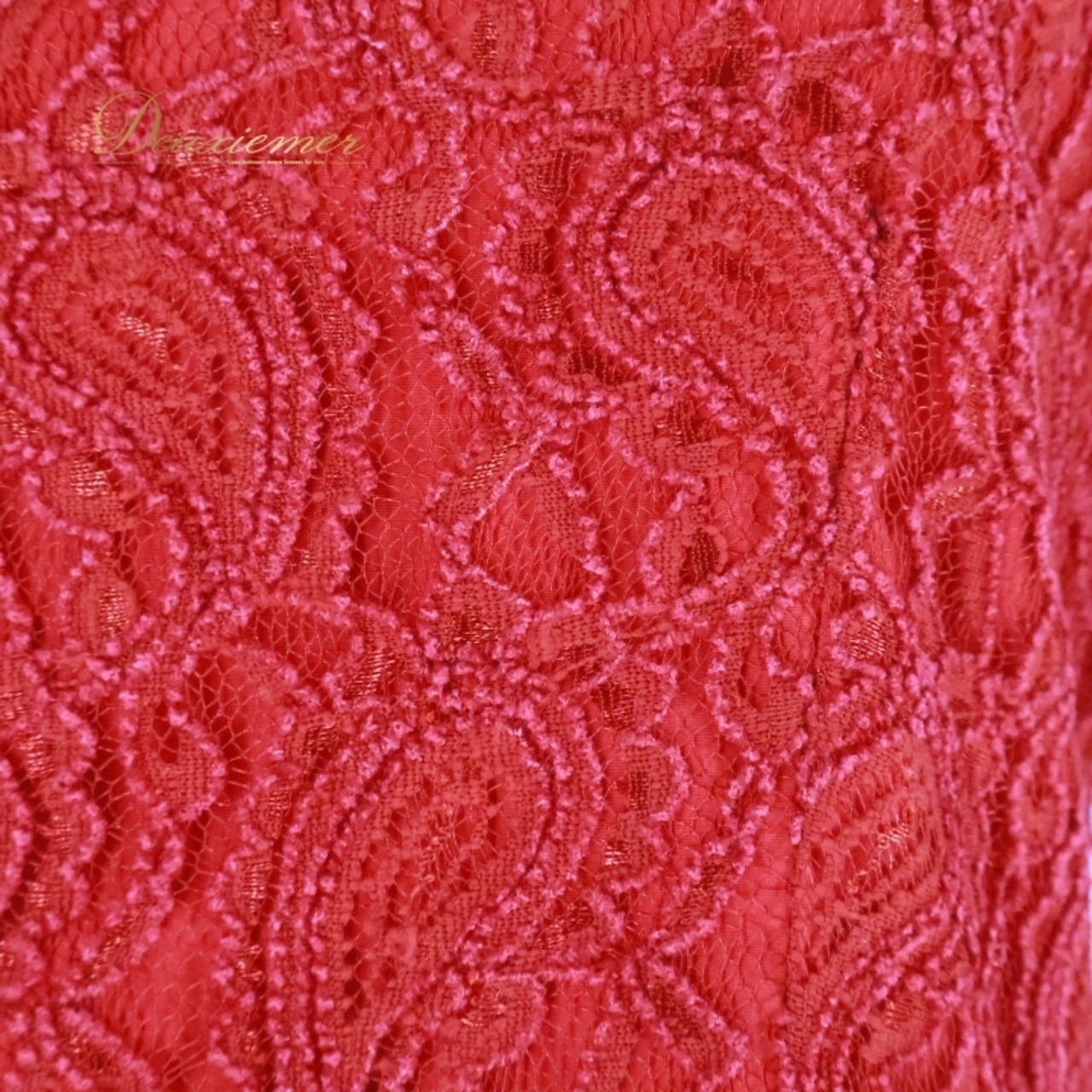 フラメンコ 衣装 トップス ブラウス 赤 レース ドセデルフラメンコ docedelflamenco レッド系 ダンス パーティ 発表会 フラメンコ衣装 トップスブラウス おしゃれ レースデザイン パーティー用 赤色 Mサイズ 発表会用 上品