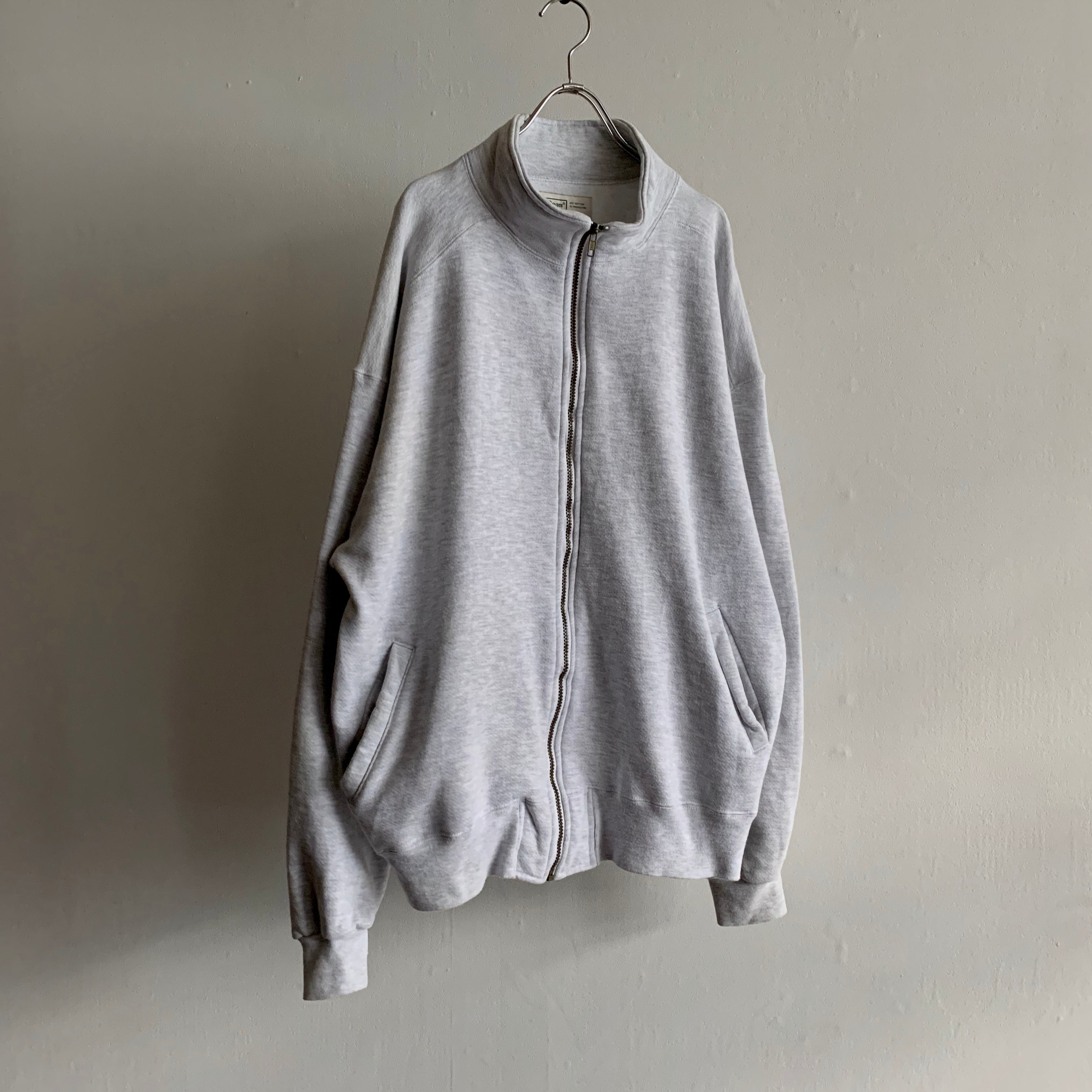 1129. 1990's l.l.bean zip sweat oem by russell ヘザーグレー 1129. 1990's l.l.bean zip sweat oem by russell ヘザーグレー