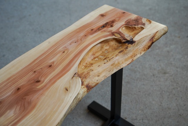 伊吹の一枚板 ローテーブル