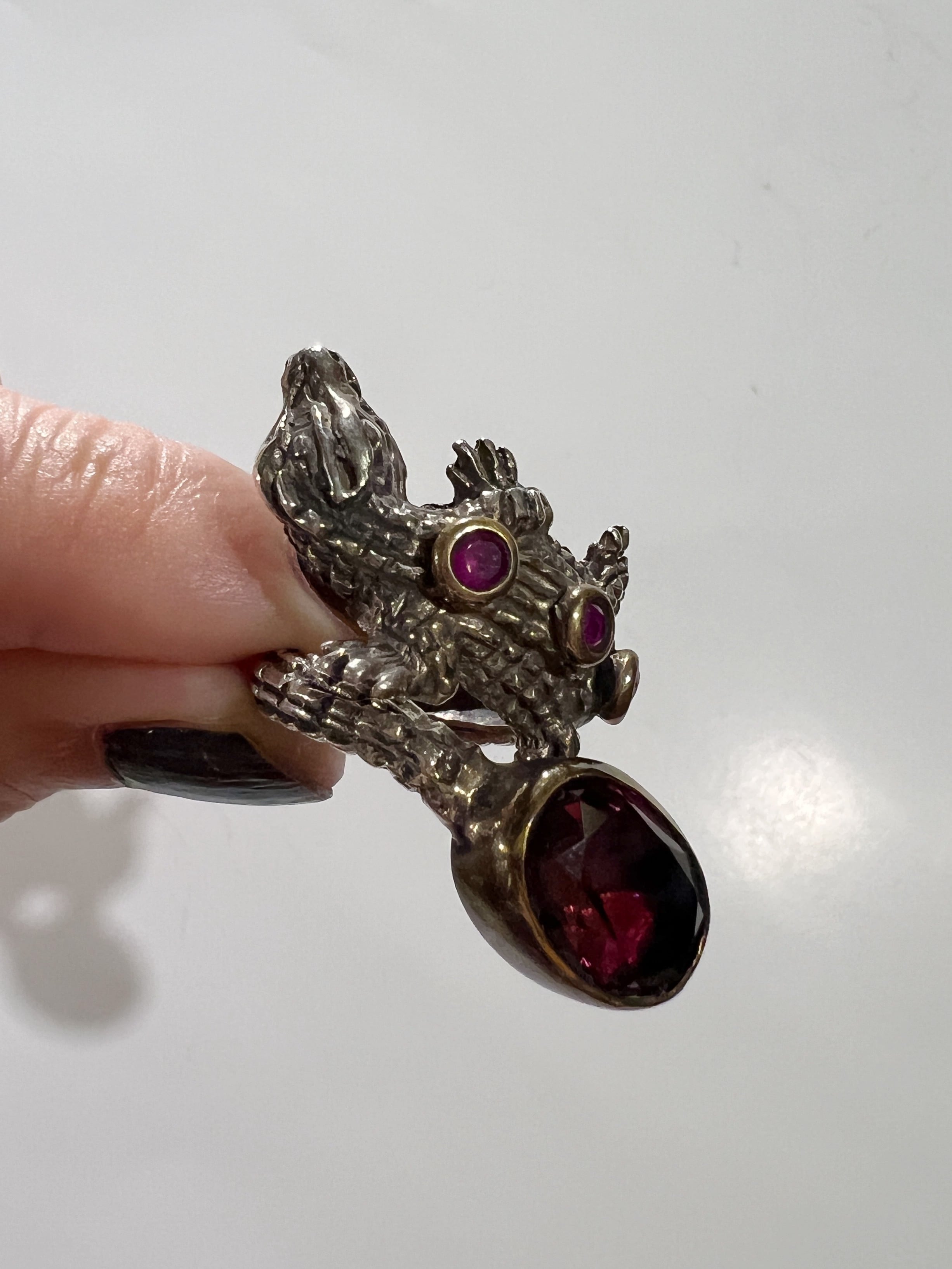 ★Special★ Uzbekistan desiner's 925 silver crocodile ring