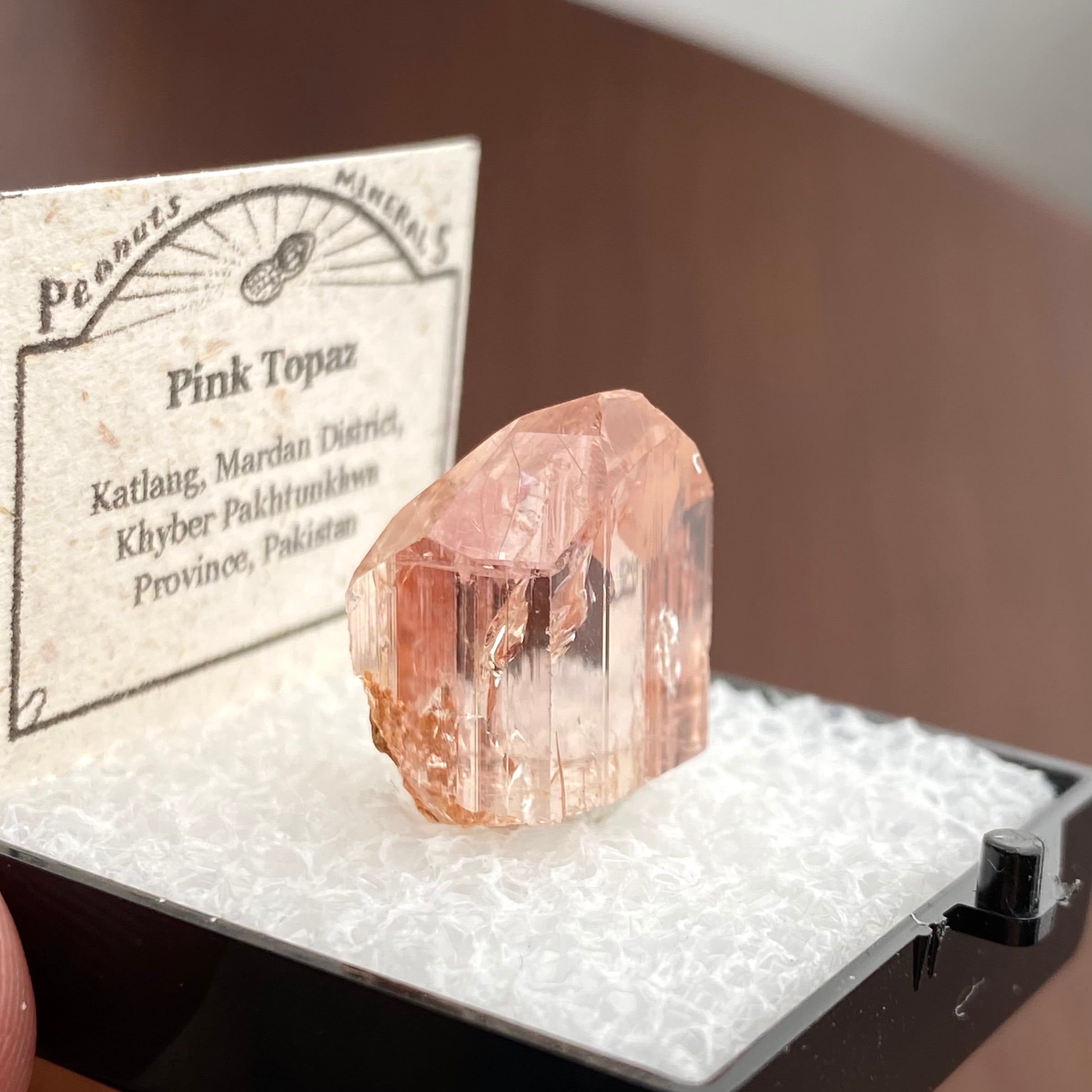ピンクトパーズ【Pink Topaz】パキスタン産 | PEANUTS MINERALS