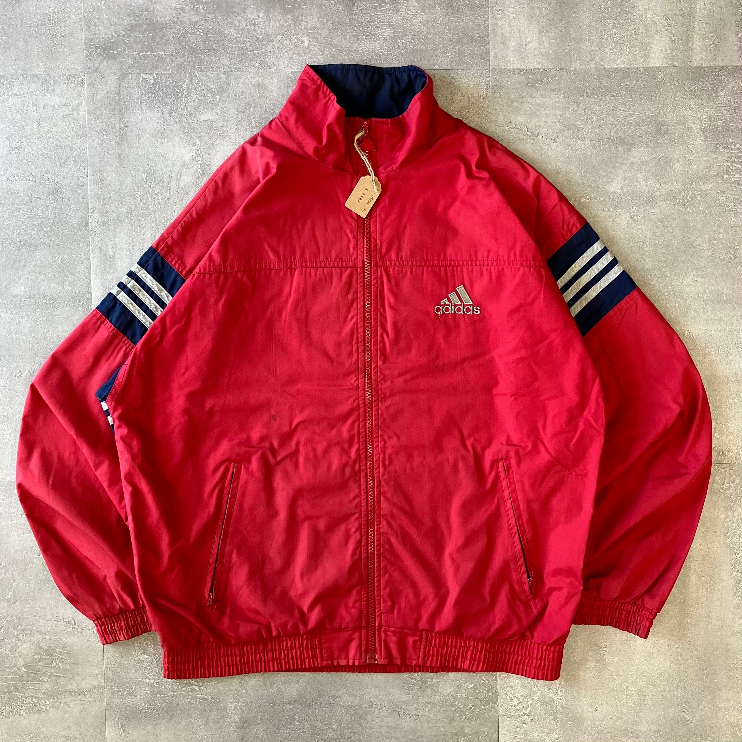 adidas 90s ナイロンジャケット 刺繍 No.1716