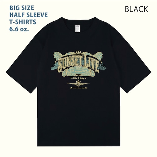 サンセットライブ2024 PST-2404-B ビッグサイズ5分袖Tシャツ