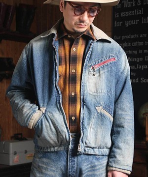 AMK EARLY DENIM SPORTS JK　AMK アーリー デニム スポーツ ジャケット　GS2529924A