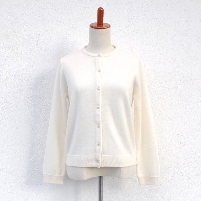 MAISON CARRÉE CASHMERE Blanchett CARDIGAN "IVORY"