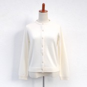 MAISON CARRÉE CASHMERE Blanchett CARDIGAN "IVORY"