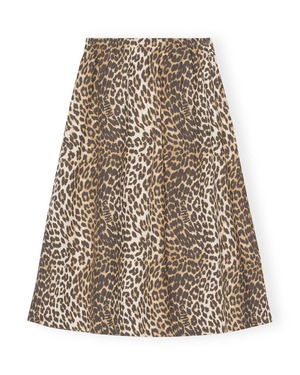 【GANNI】COTTON POPLIN SLEEVELESS FRILL COLLAR SHIRT