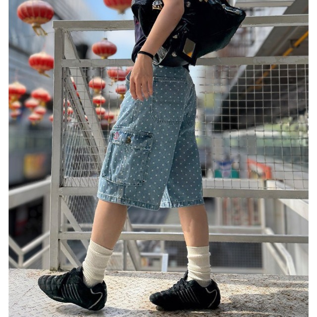 dot cargo cropped denim　ドットカーゴクロップドデニム　J1936