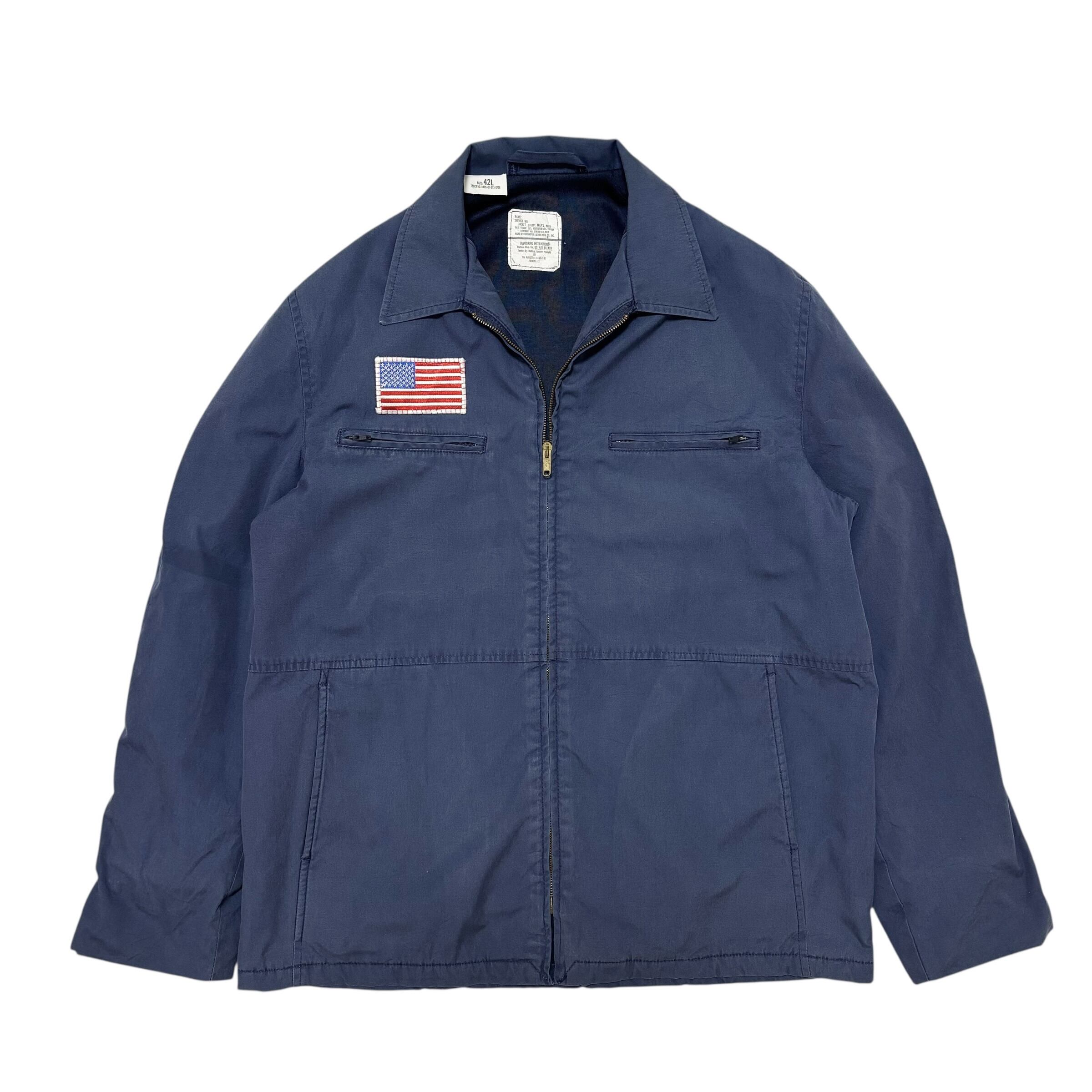 古着 アメリカ海軍 実物 USNAVY ユーティリティ サブマリンジャケット クリーニング済み 93年納入品 メンズ42L 実寸L相当