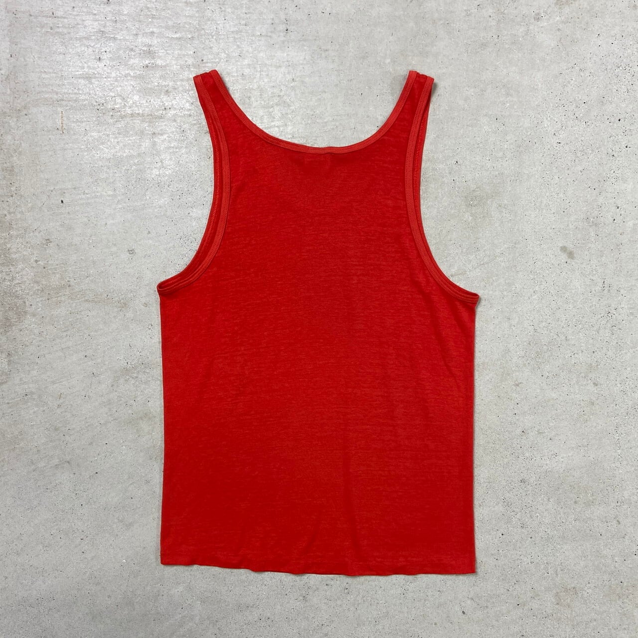 80年代 USA製 adidas アディダス トレフォイルロゴ タンクトップ 