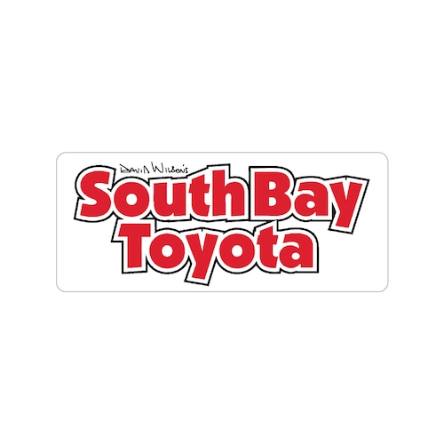 395　South Bay Toyota　US TOYOTA　サウスベイトヨタ　"California Market Center"　アメリカンステッカー　スーツケース　シール