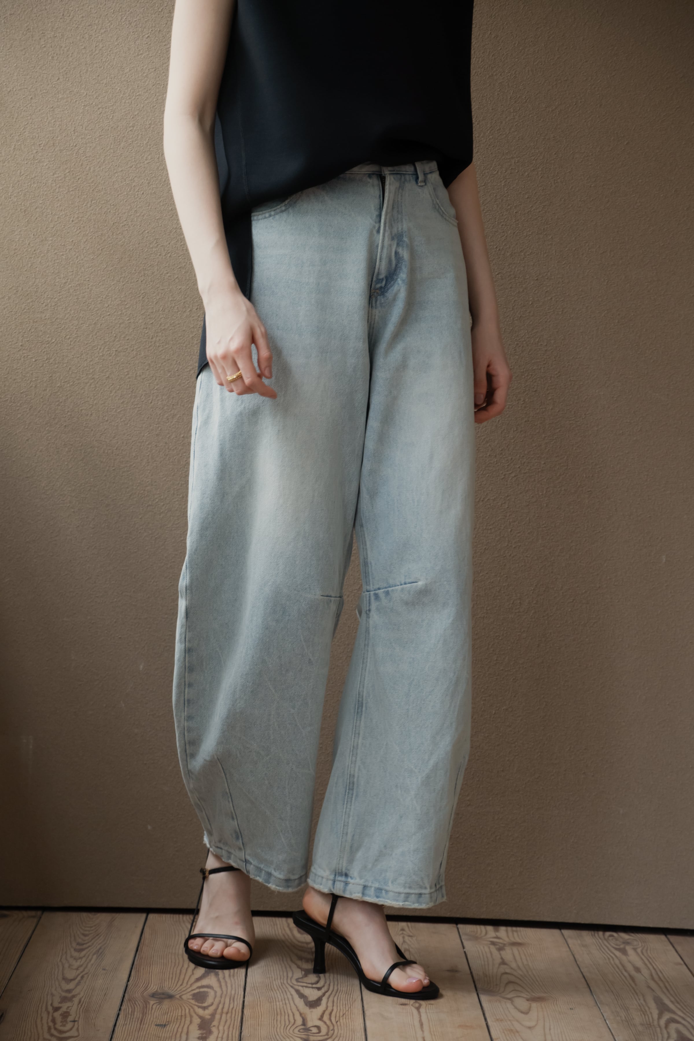 curve denim【通常販売】3〜7日営業日 | pois