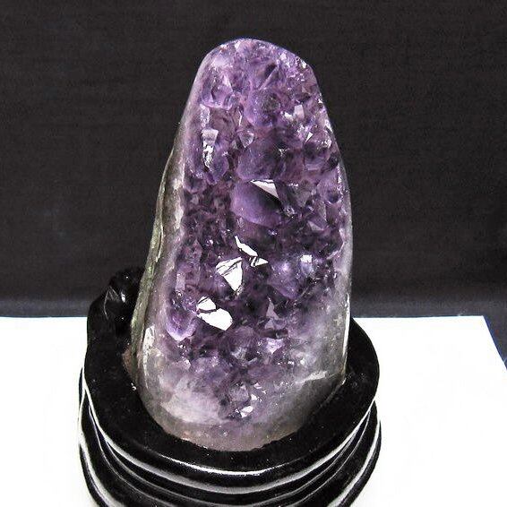 アメジスト クラスター ウルグアイ産 原石 amethyst 一点物 台座付属 182-7965