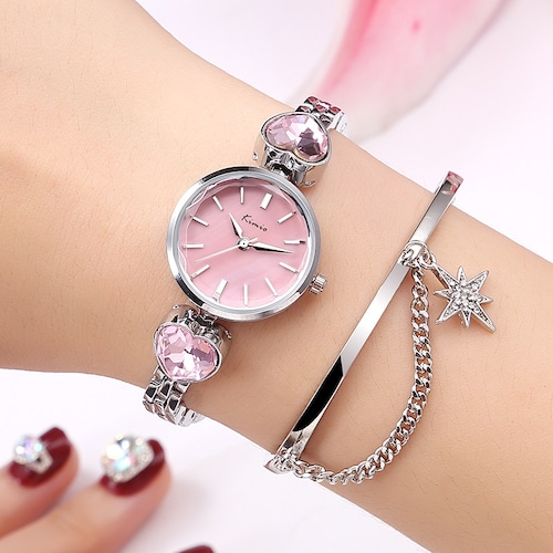 Kimio AF-6235(Pink) 腕時計　レディース