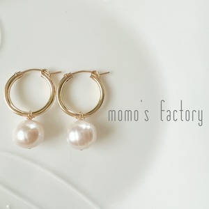 pearl hoop