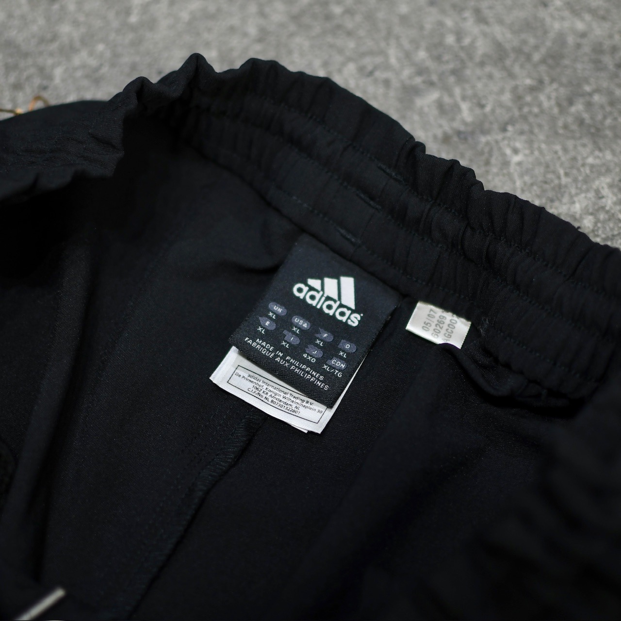 adidas side zip design wide nylon pants