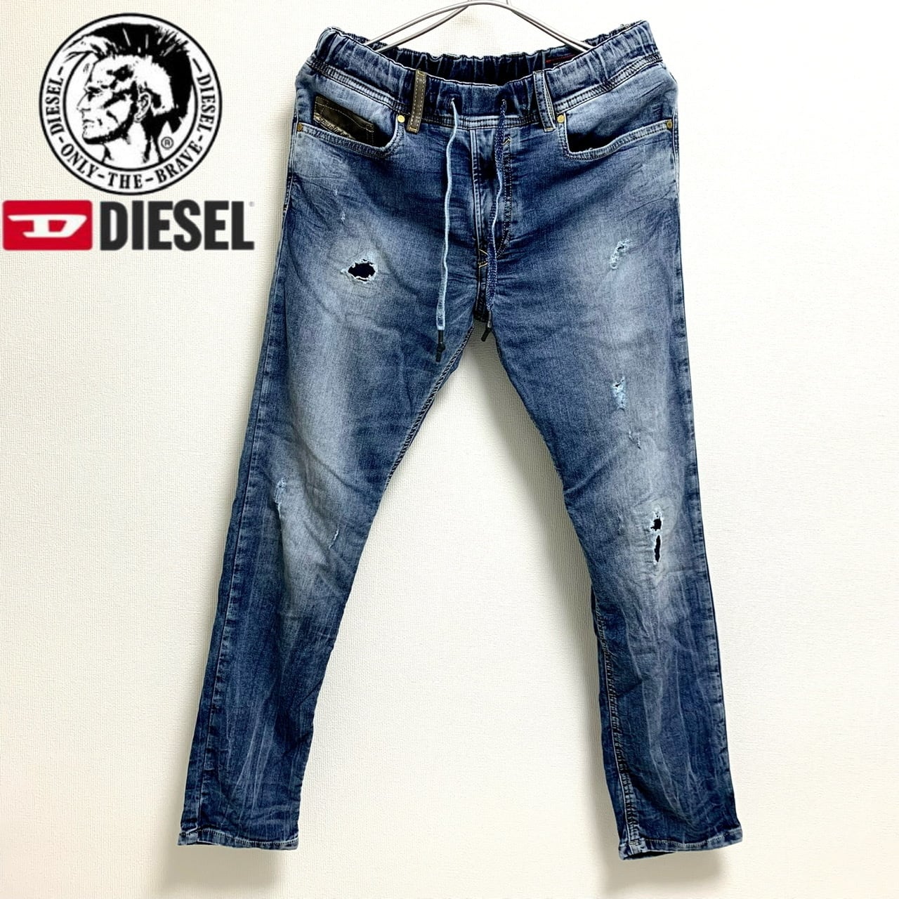 DIESEL Denim +sweat pants