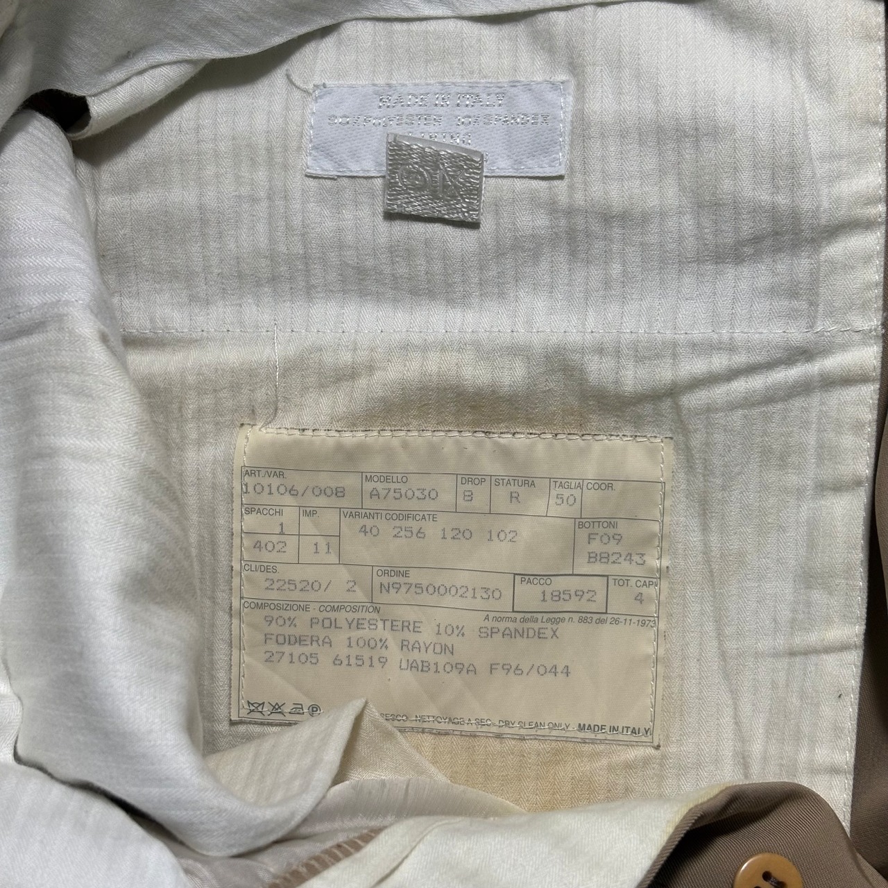 vintage PRADA technical fabric suits set-up