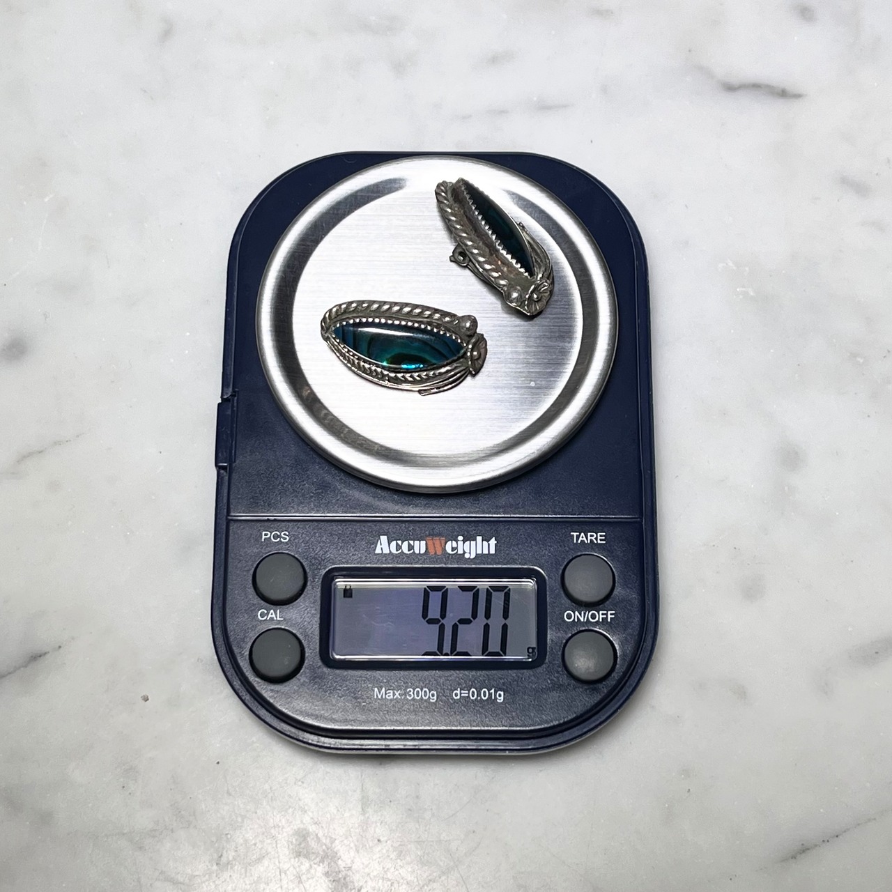 vintage engraved silver shell ear cuff