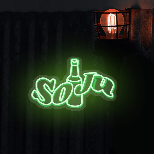 ＜韓国インテリア＞ SOJU ネオンサイン