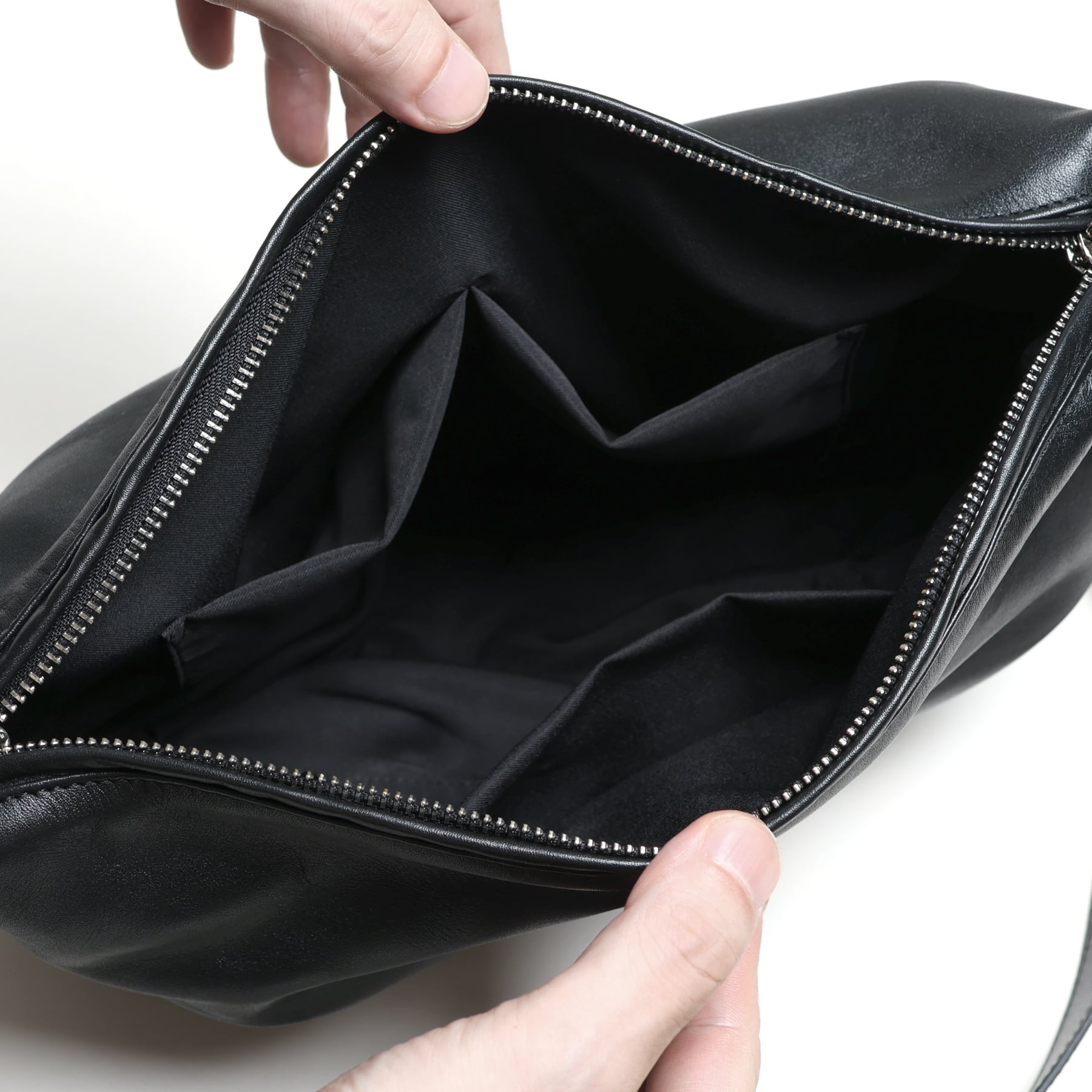real leather fold and bend tuck 2way bag [tdht5] / Y2406ARB51