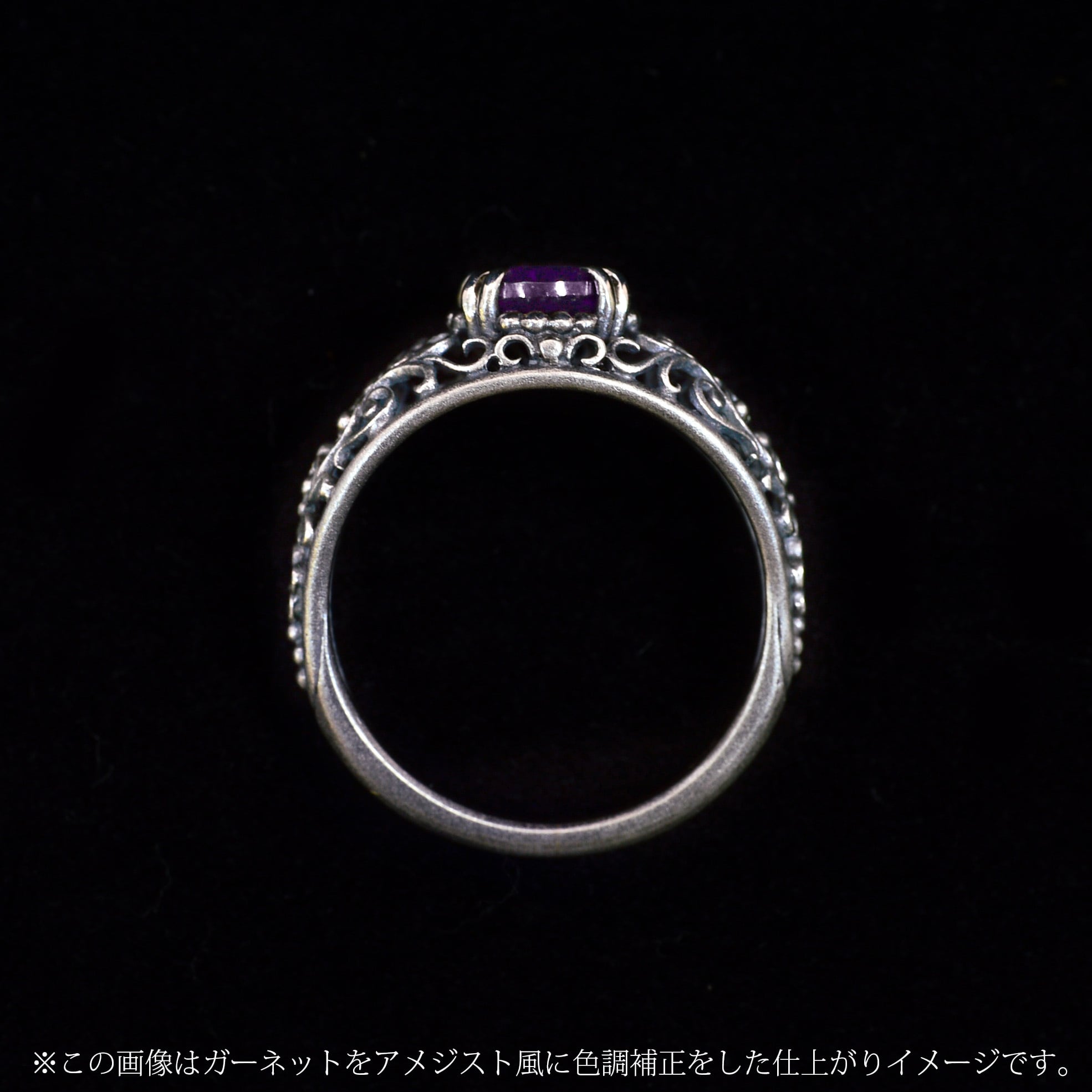 Alice｜アリス ダブル爪 リング (SV925) アメジスト | CheReine