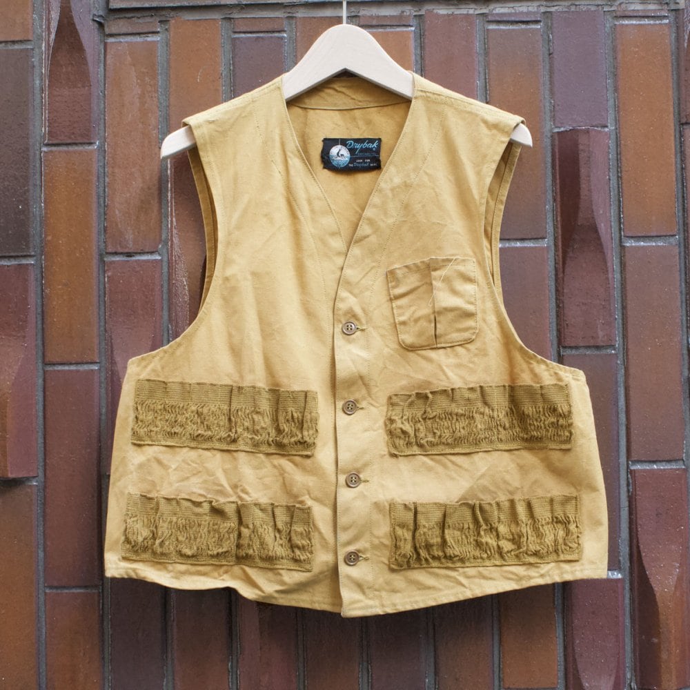 Vintage Hunting Vest [Drybak [Late s  Cotton Duck   beruf powered by  BASE