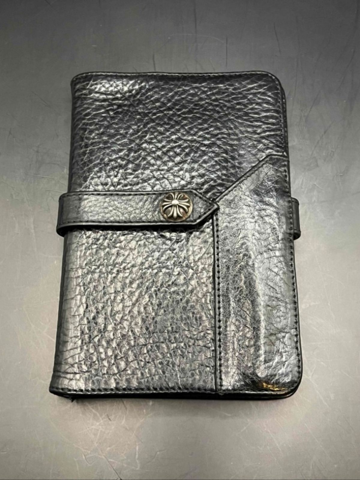 コピー：CHROME HEARTS クロムハーツ アジェンダ レザー 手帳カバー 
