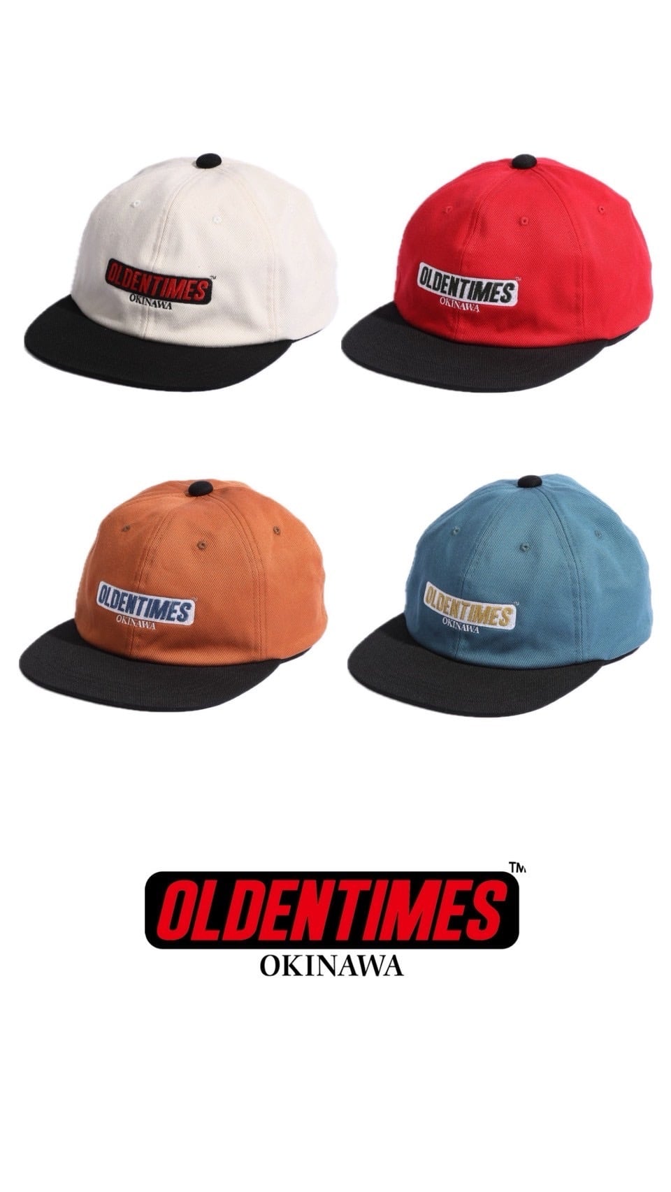 【新作/4色展開】LOGO EMB 2TONE BASEBALL CAP